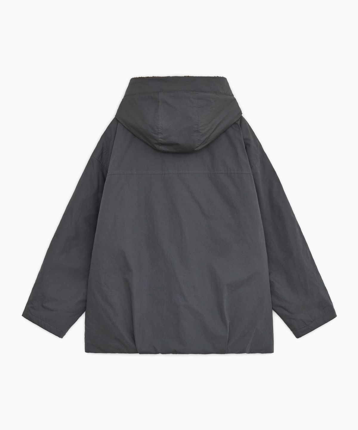 오헤시오(OHESHIO) TEDDY QUILTED JACKET, CHARCOAL