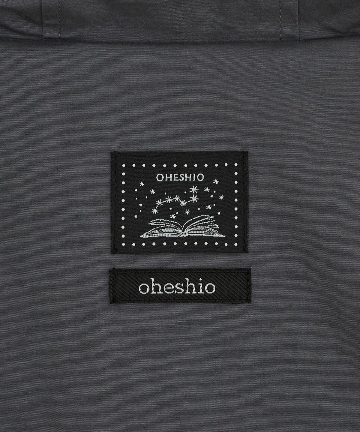 오헤시오(OHESHIO) TEDDY QUILTED JACKET, CHARCOAL