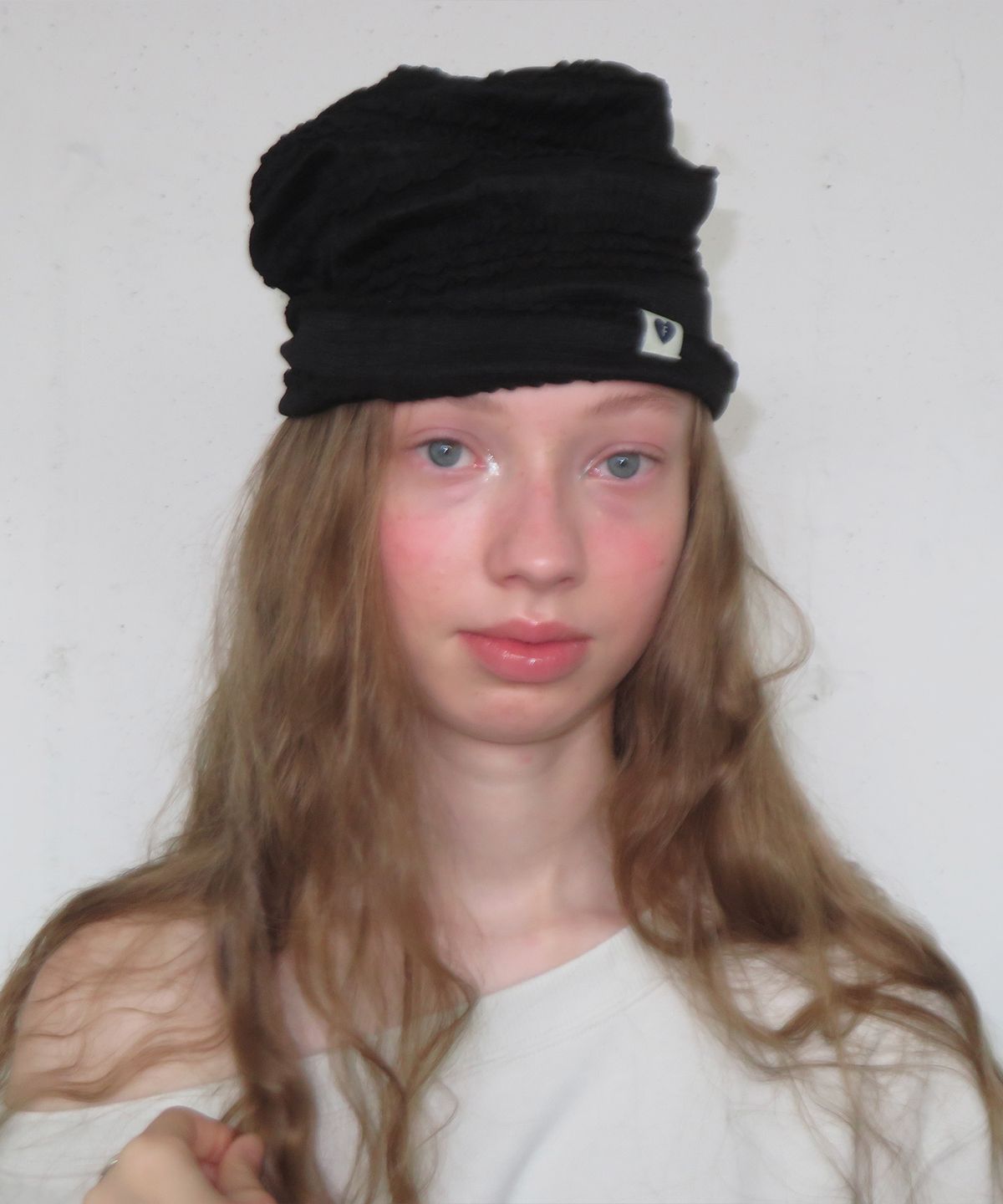 펀프롬펀(FUNFROMFUN) Frill Beanie, Black