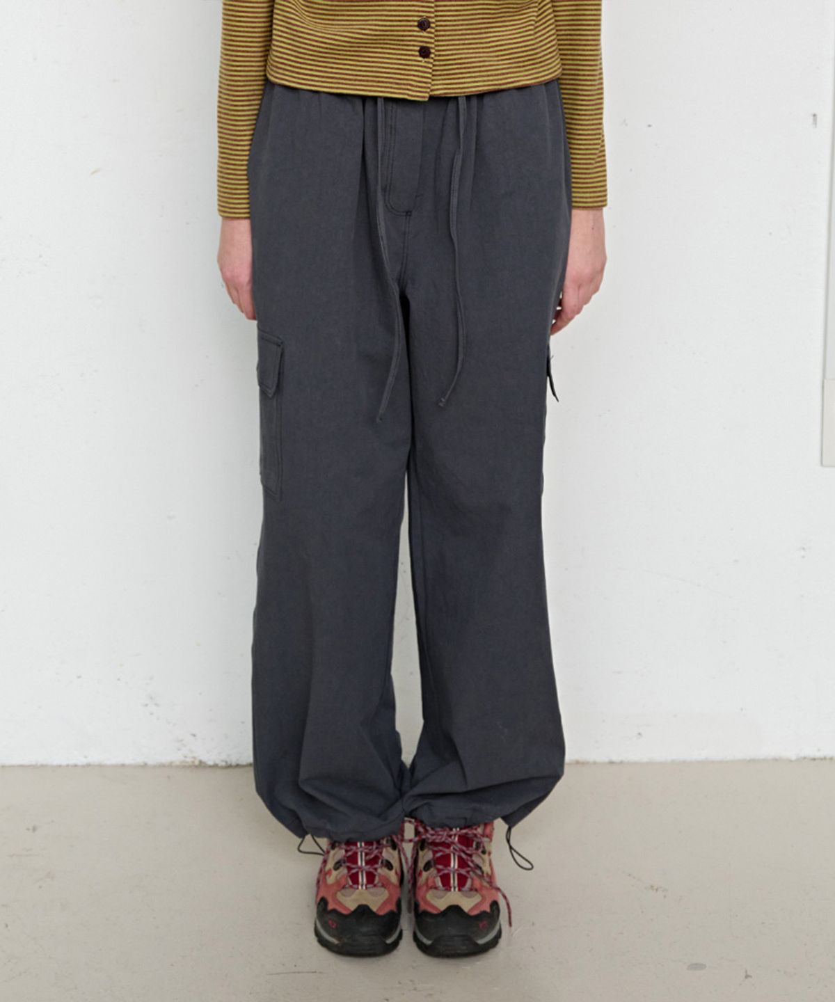 펀프롬펀(FUNFROMFUN) Saturday Cargo Pants, Charcoal