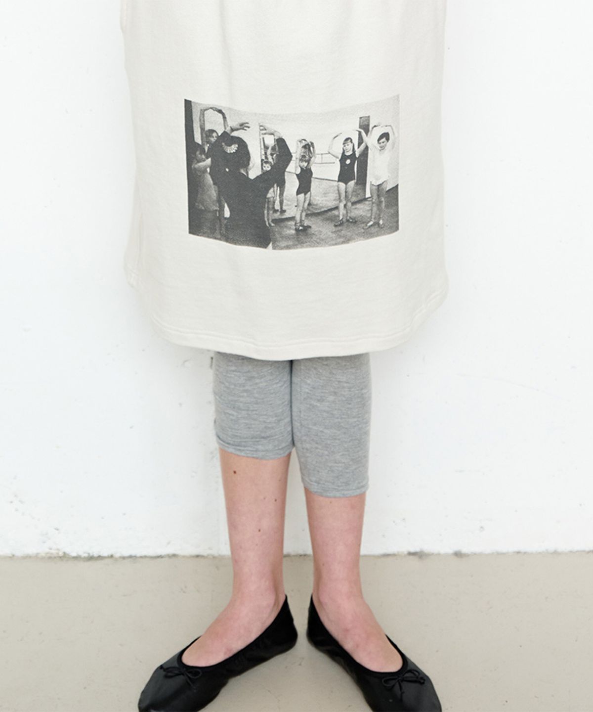 펀프롬펀(FUNFROMFUN) Ballet Class Midi Skirt, Oyster