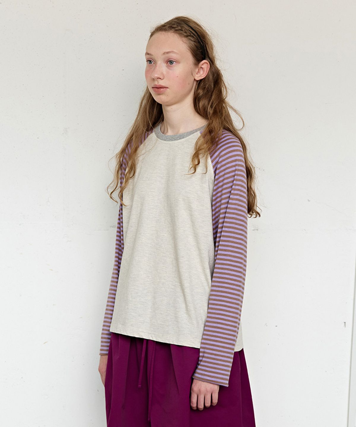 펀프롬펀(FUNFROMFUN) Everyday Raglan Tee, Oatmeal