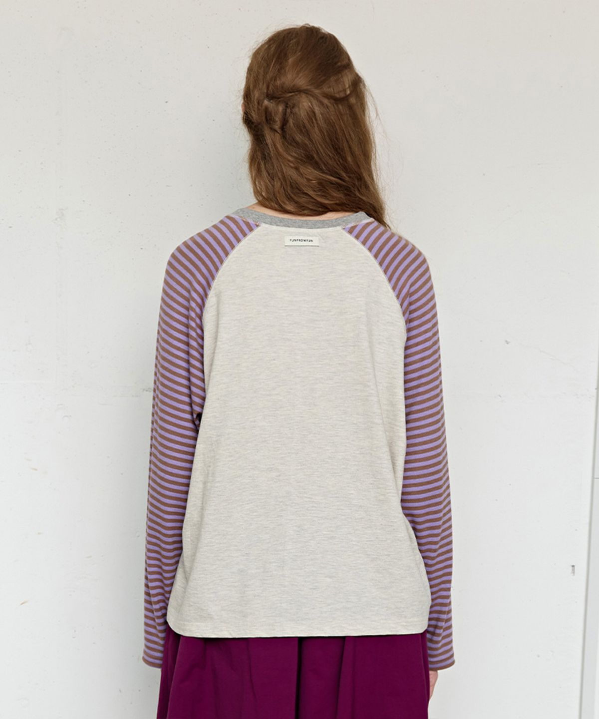 펀프롬펀(FUNFROMFUN) Everyday Raglan Tee, Oatmeal