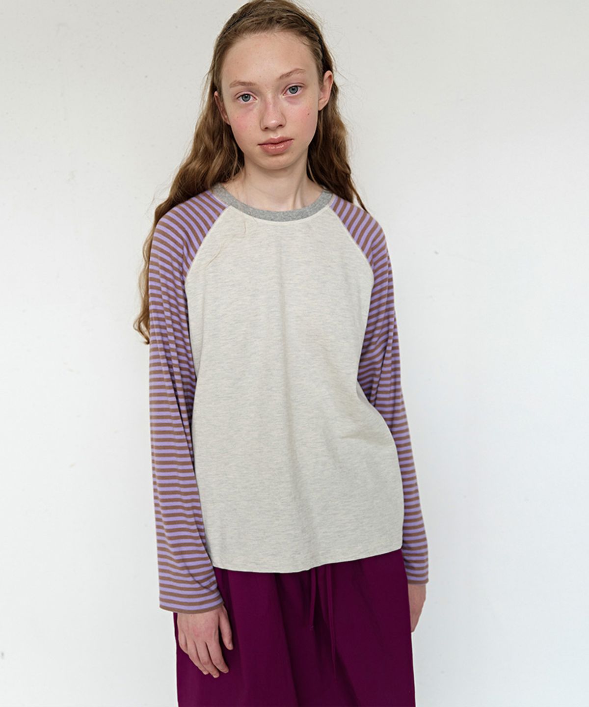 펀프롬펀(FUNFROMFUN) Everyday Raglan Tee, Oatmeal