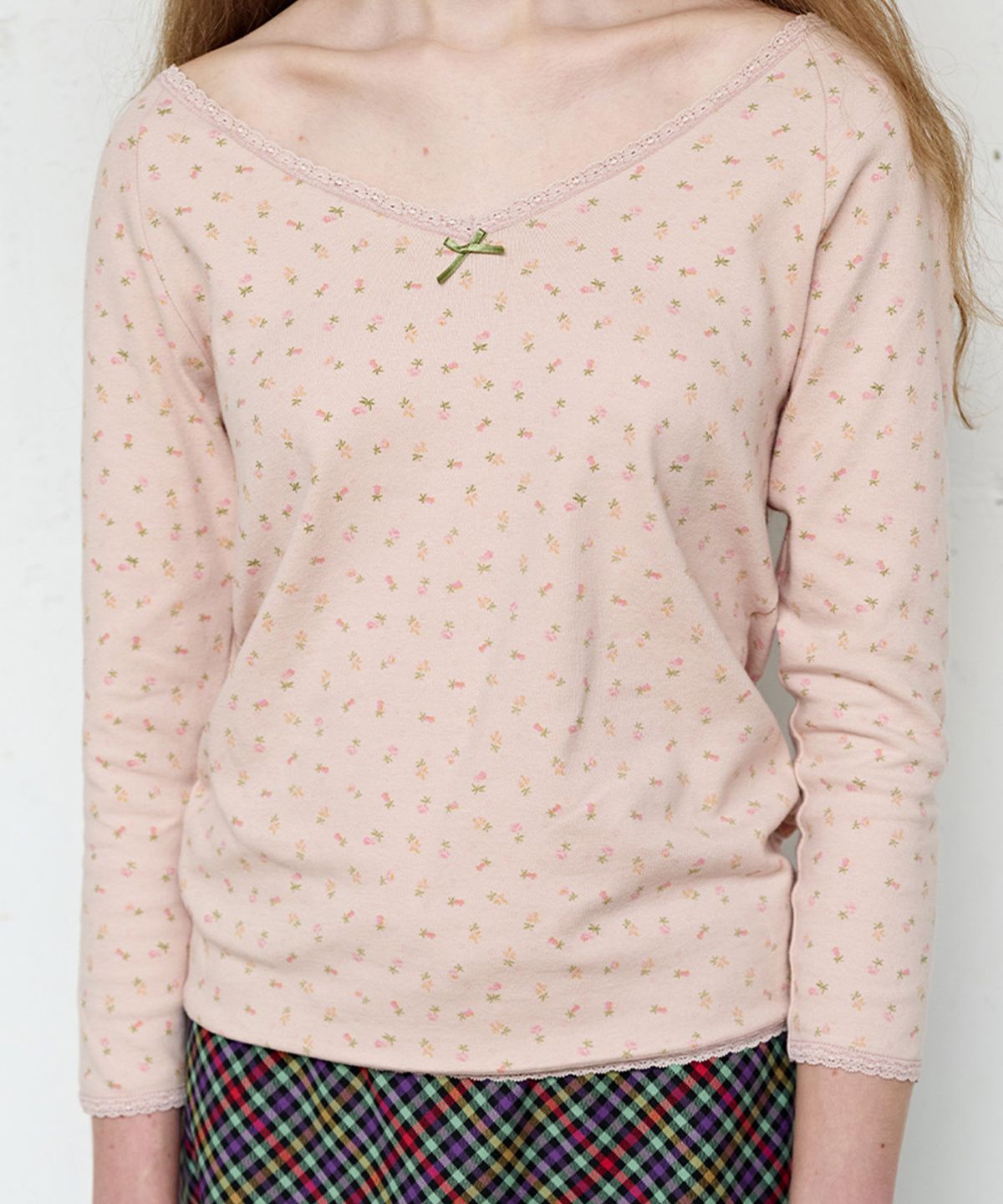 펀프롬펀(FUNFROMFUN) Soft Flower Tee, Pink