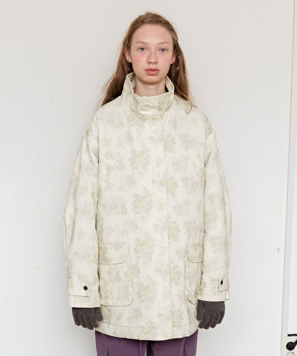 펀프롬펀(FUNFROMFUN) Floral Wallpaper Jumper, Beige