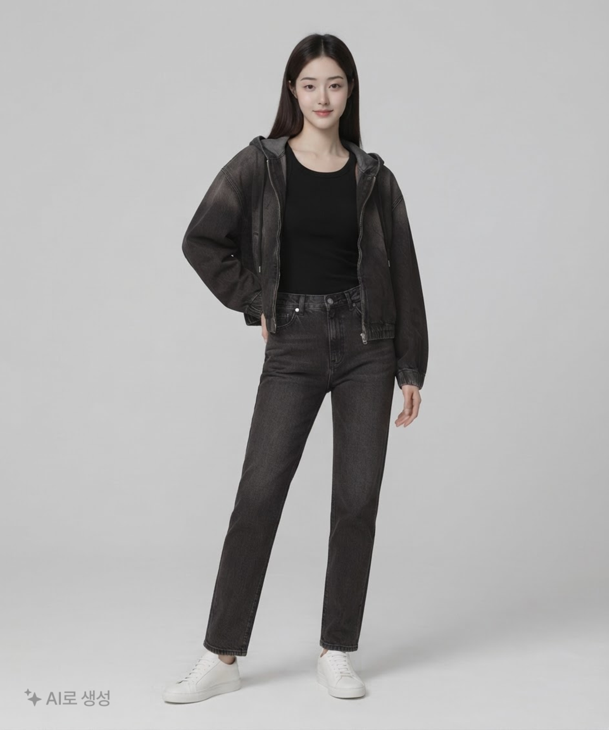 스파오(SPAO) 데님/트러커 재킷 L
