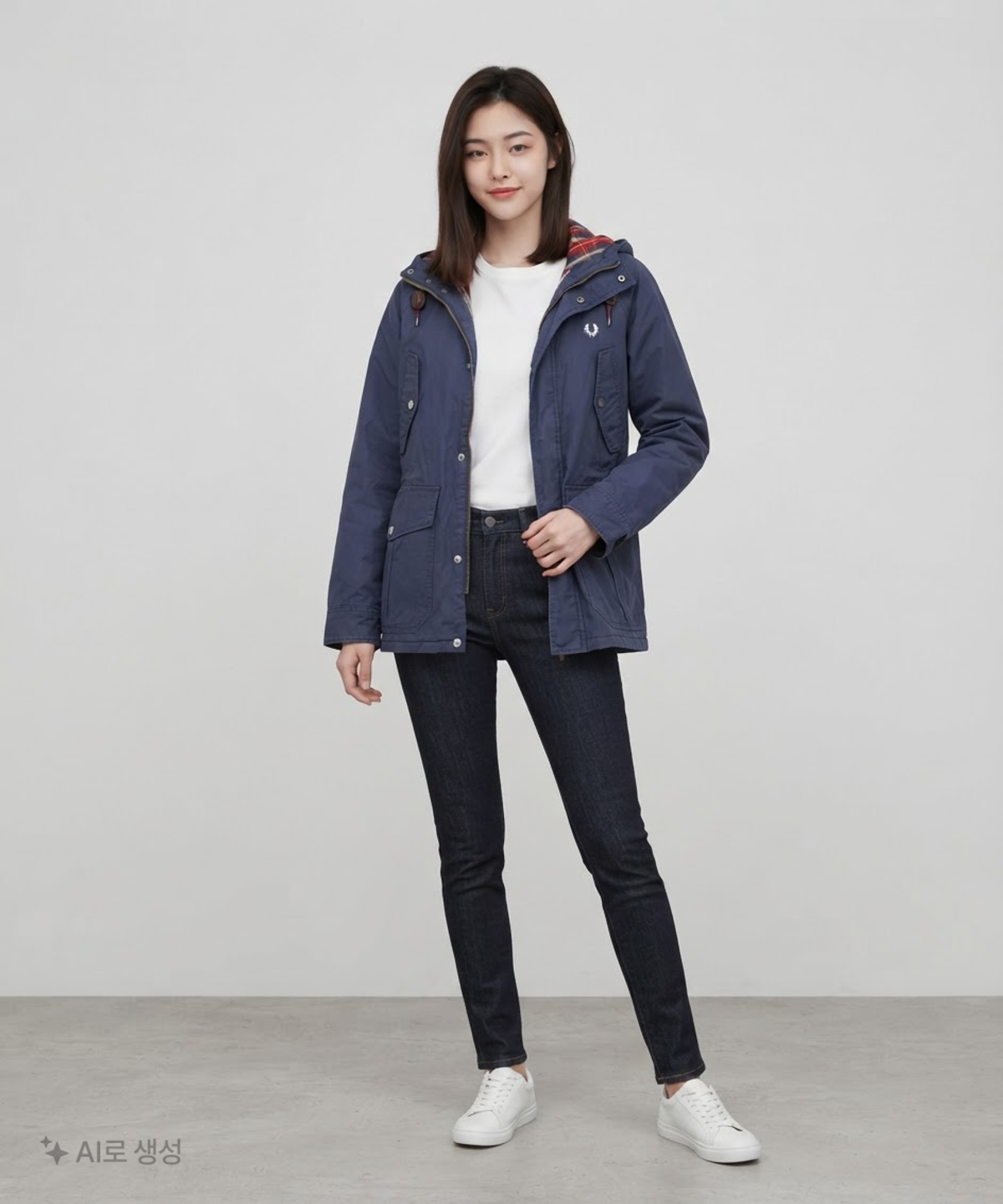 프레드페리(FRED PERRY) 사파리/헌팅 재킷 XS
