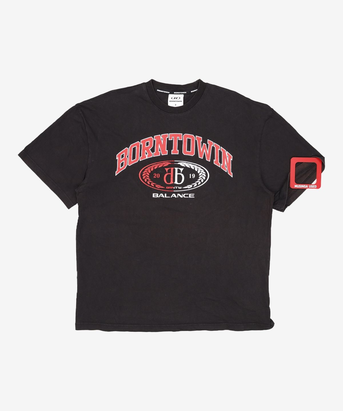 본투윈(BORN TO WIN) DOUBLE B EMBLEM OVER FIT T-SHIRTS 2