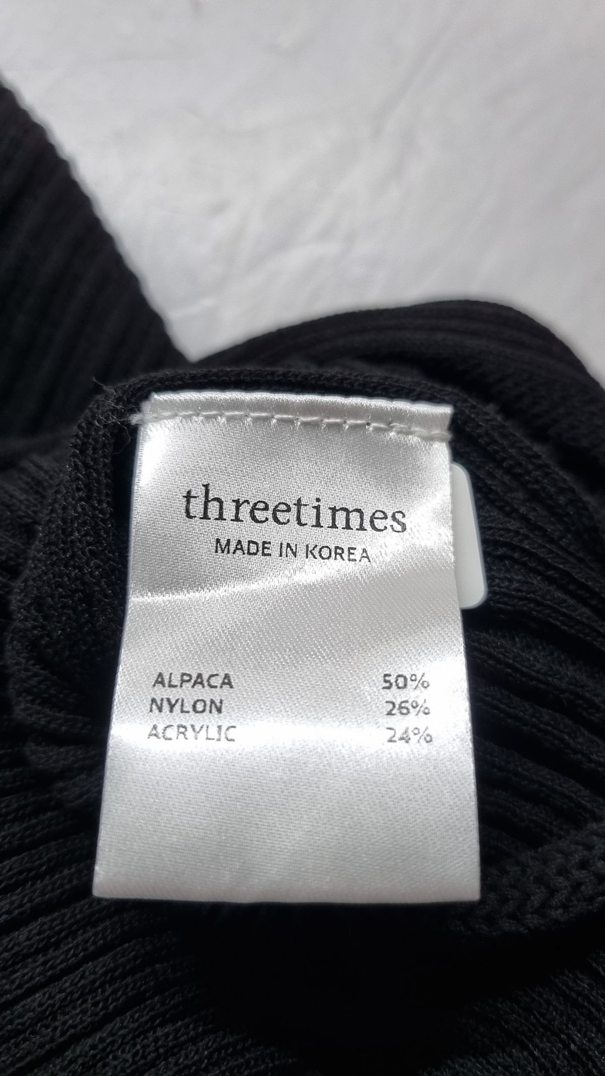 쓰리타임즈(THREETIMES) 기타 상의 XL