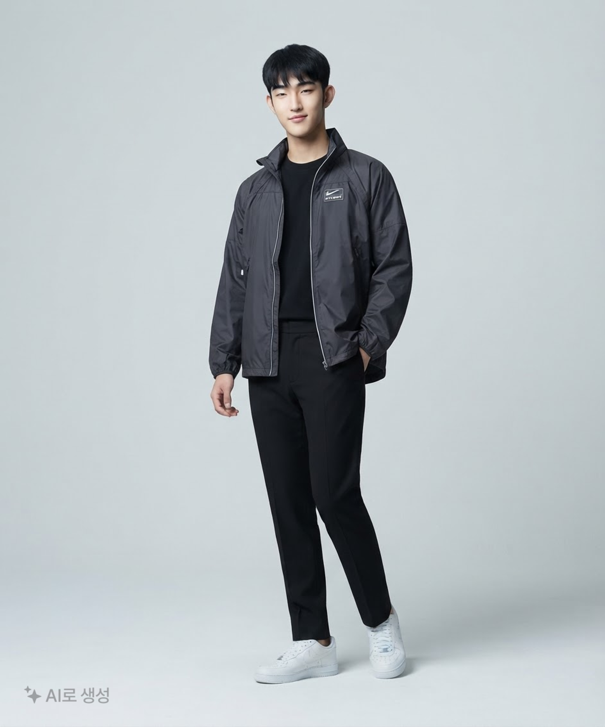 나이키 X 스투시(NIKE X STUSSY) 나일론/코치 재킷 XL