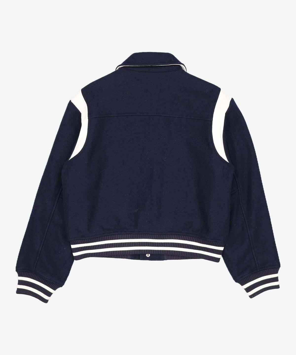 마리떼 프랑소와 저버(MARITHÉ + FRANҪOIS GIRBAUD) WOOL BLENDED VARSITY JACKET S