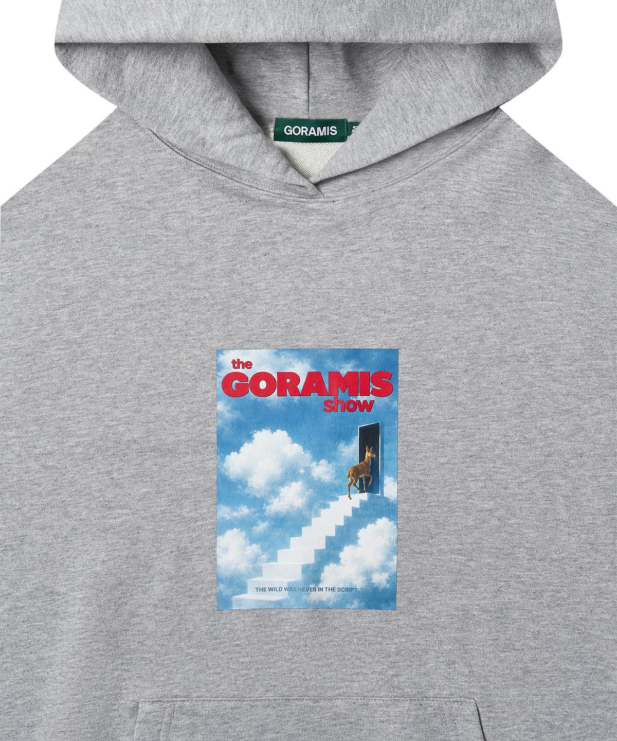 고라미스(GORAMIS) 더 고라니 쇼 그래픽 후드티 [GRAY]