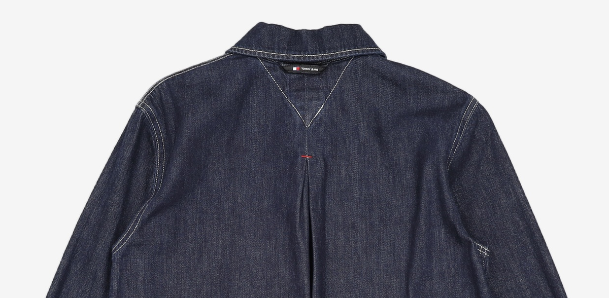 타미진스(TOMMY JEANS) 롱 슬리브 데님 드레스 S