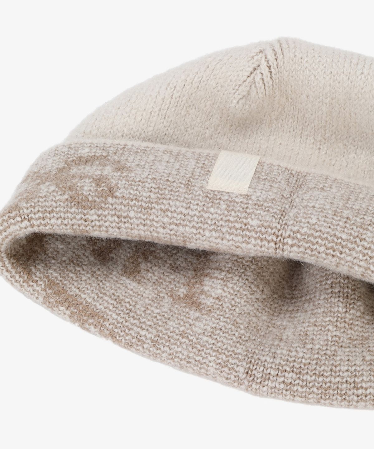 노스페이스(THE NORTH FACE) NE3BS52K 브러시드 로고 비니 IVORY