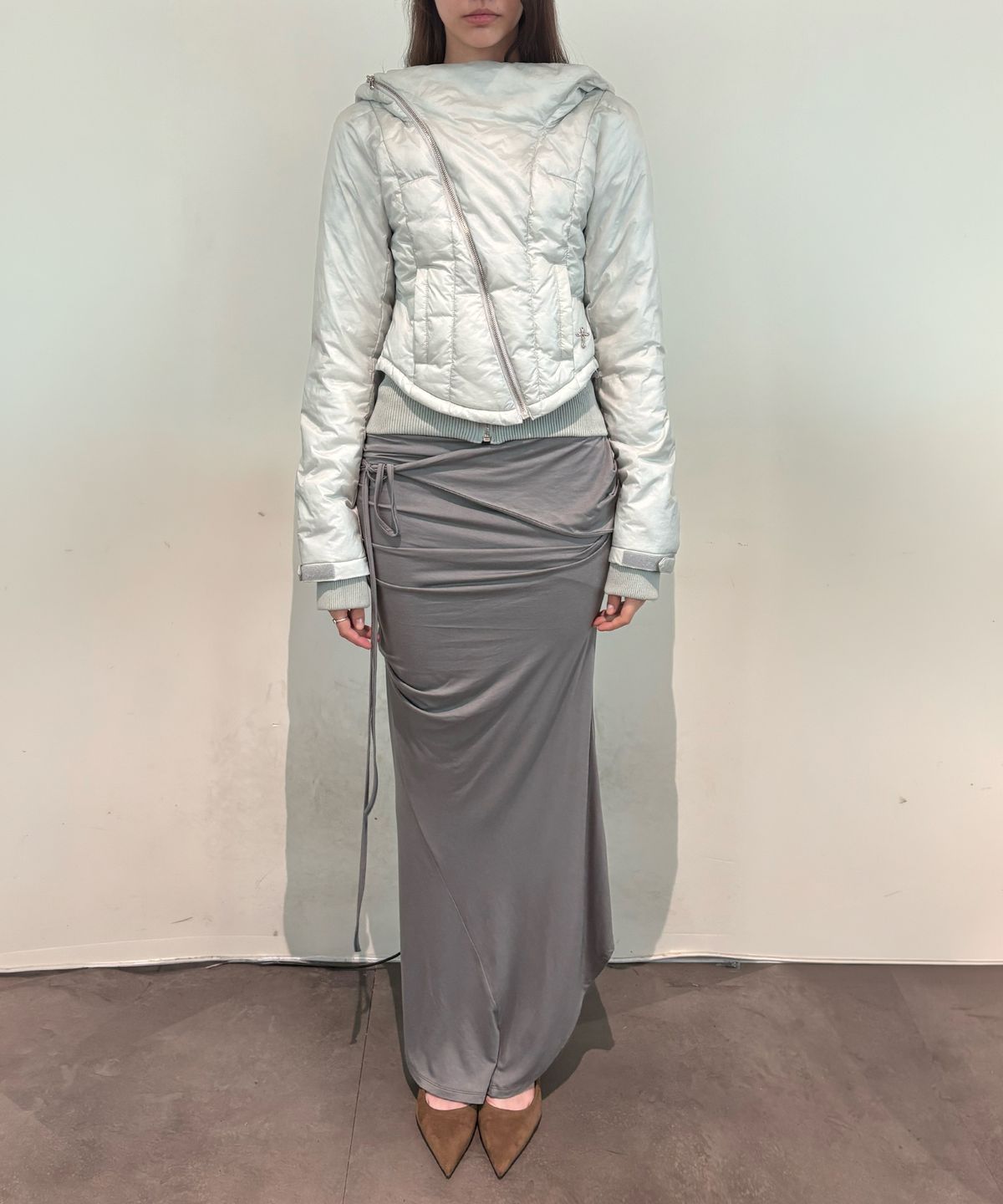 2000아카이브스(2000ARCHIVES) AFTERGLOW PADDING JUMPER (GREY)