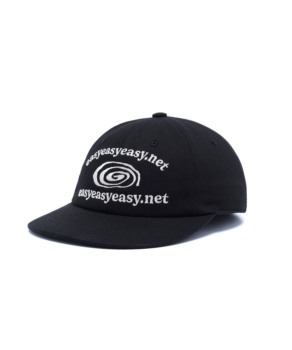 이지이지이지(EASYEASYEASY) Easy Bugs Coil Logo Ball Cap Black