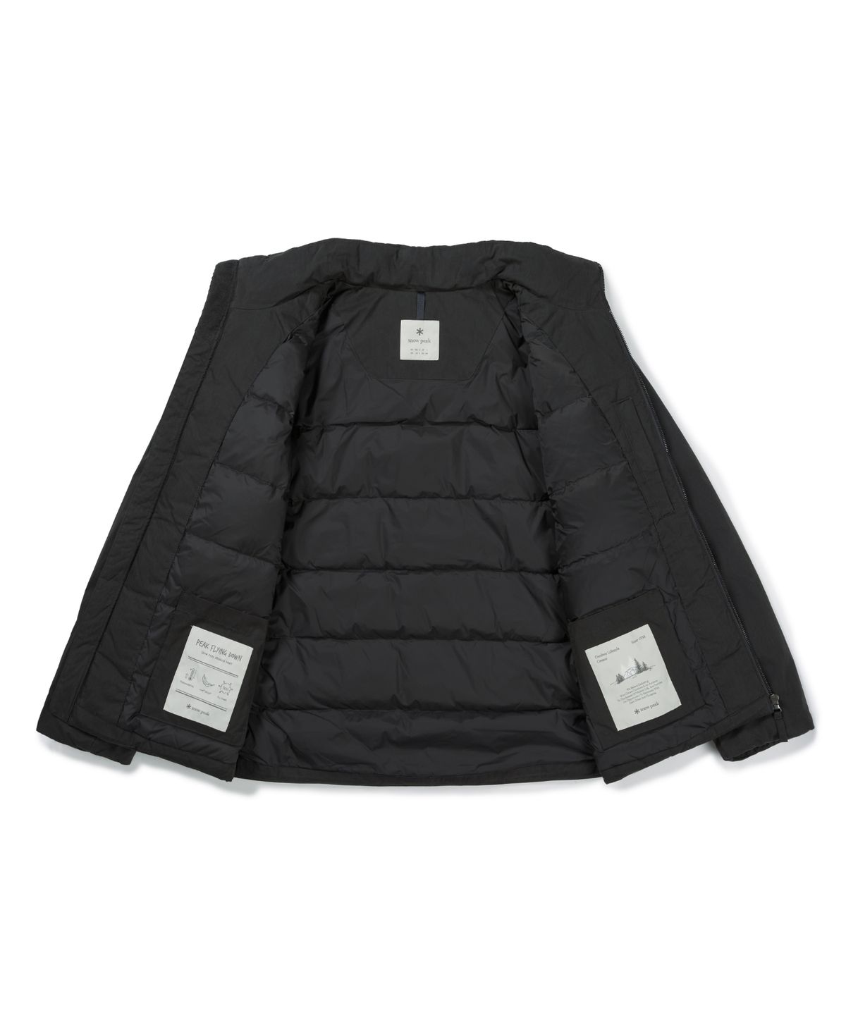 스노우피크 어패럴(SNOWPEAK APPAREL) 클랜드 스탠드넥 미들 다운 자켓 (S26WMDDJ92) Charcoal