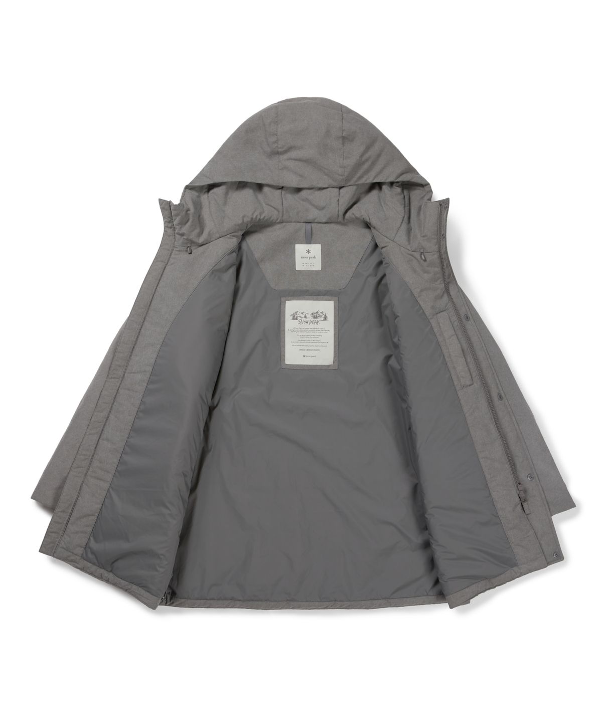 스노우피크 어패럴(SNOWPEAK APPAREL) 클랜드 워싱 중기장 씬클라우드 자켓 (S26WUDPJ94) Dark Khaki