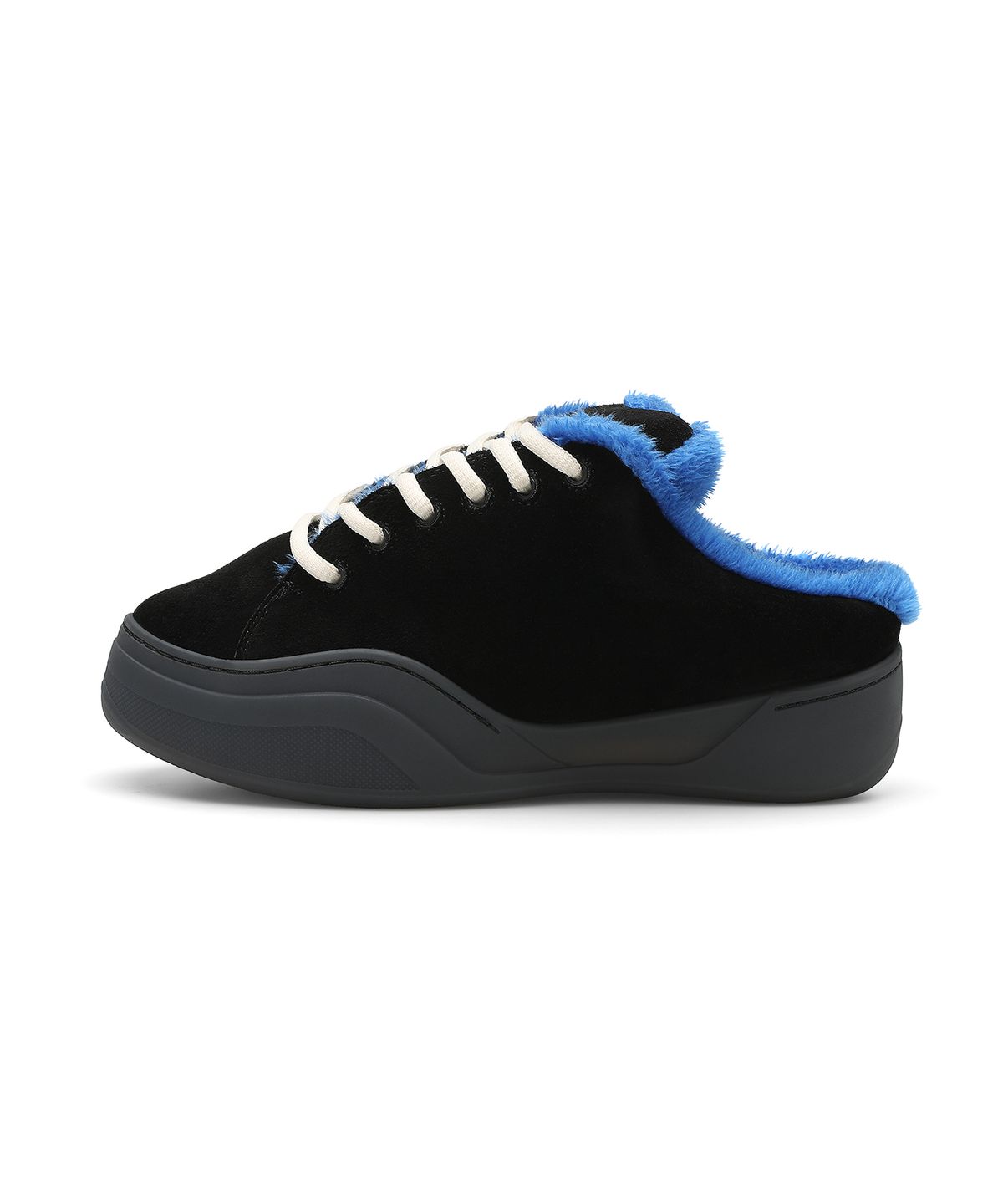 솔레뜨(SOLETTE) Rumble Fur mule BLUE