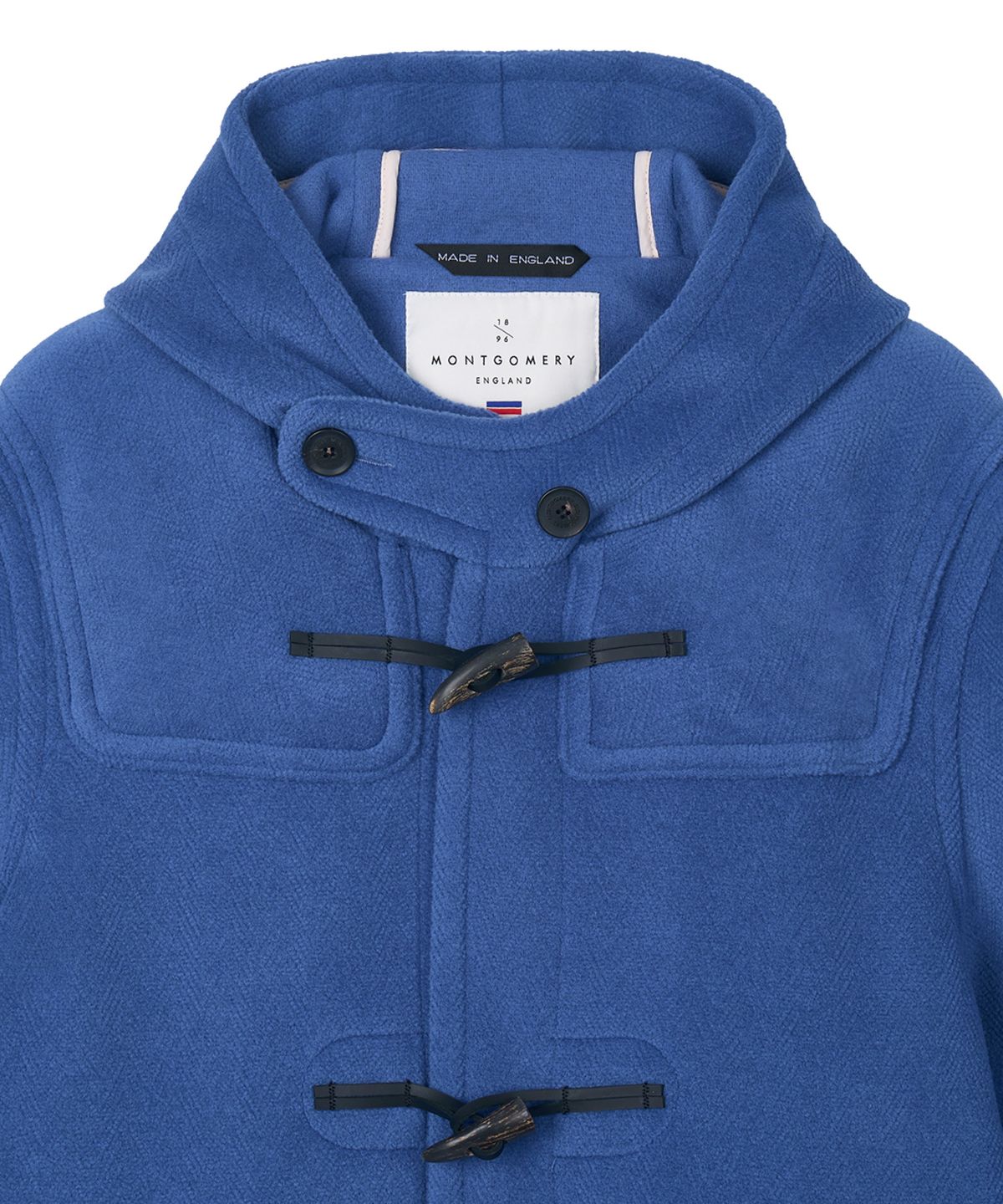 몽고메리(MONTGOMERY) ORIGINAL HERRINGBONE DUFFLE COAT- ROYAL BLUE