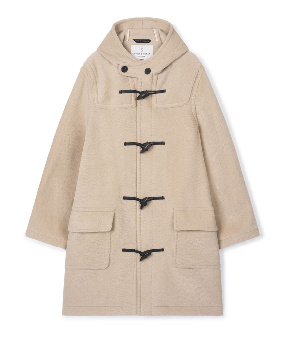 몽고메리(MONTGOMERY) ORIGINAL HERRINGBONE DUFFLE COAT- IVORY