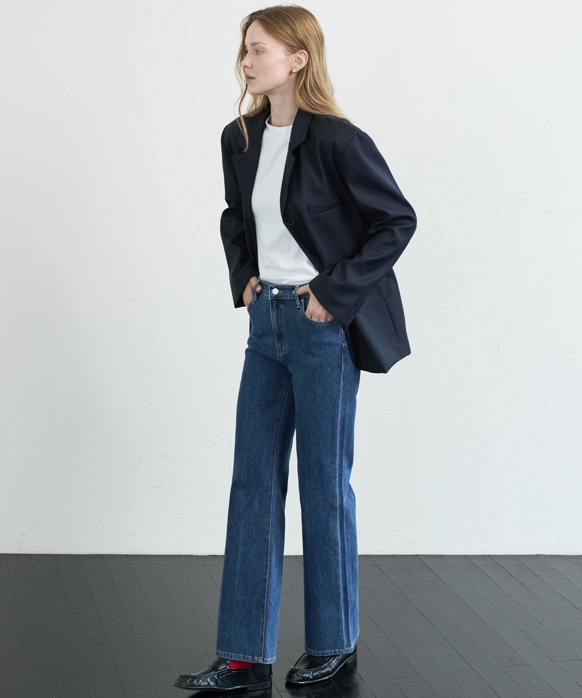 누토프(NUTOFFE) Slim Straight Denim_Blue
