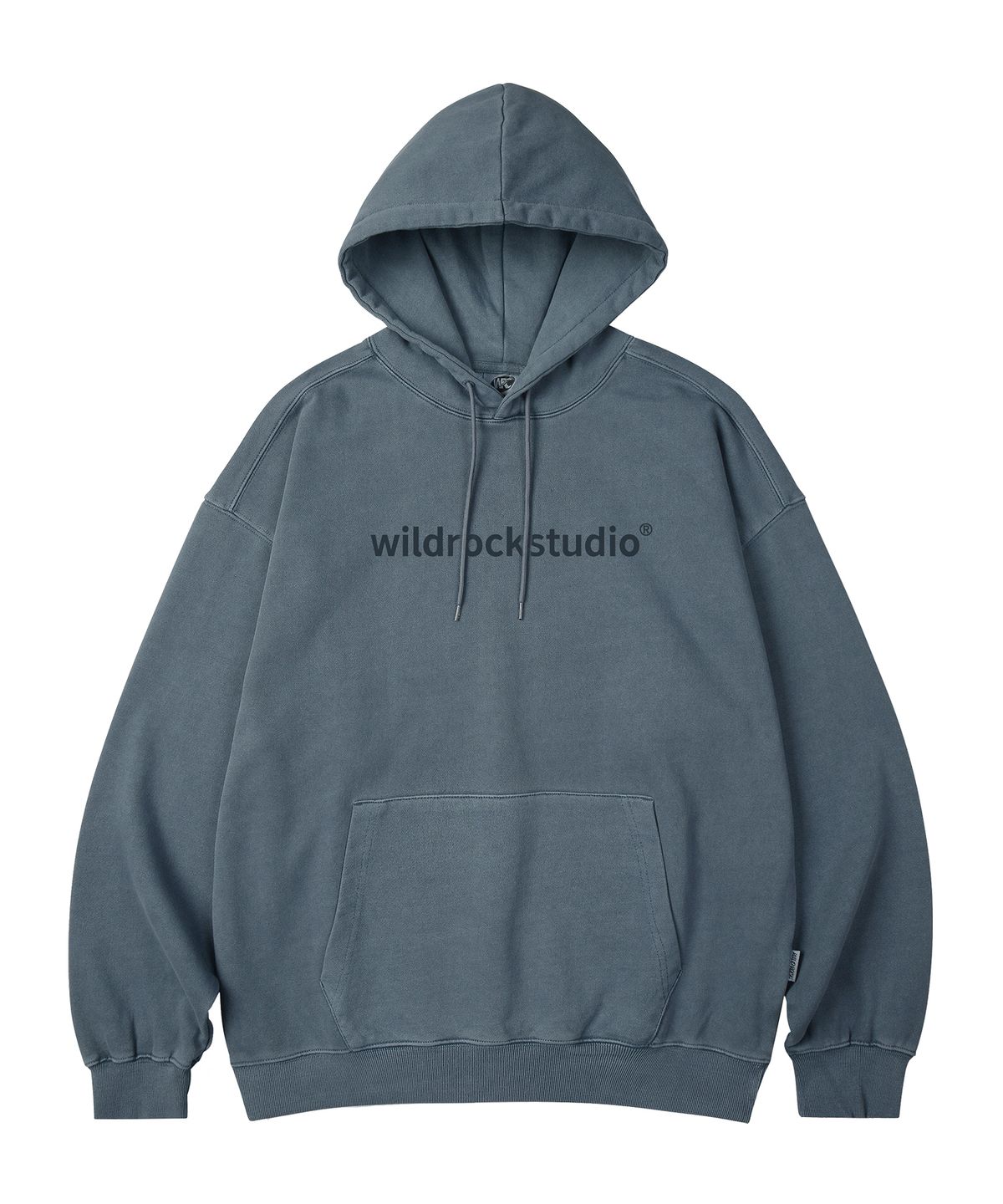 와일드락(WILDROCK) Standard Logo 피그먼트 오버핏 후드_5 COL