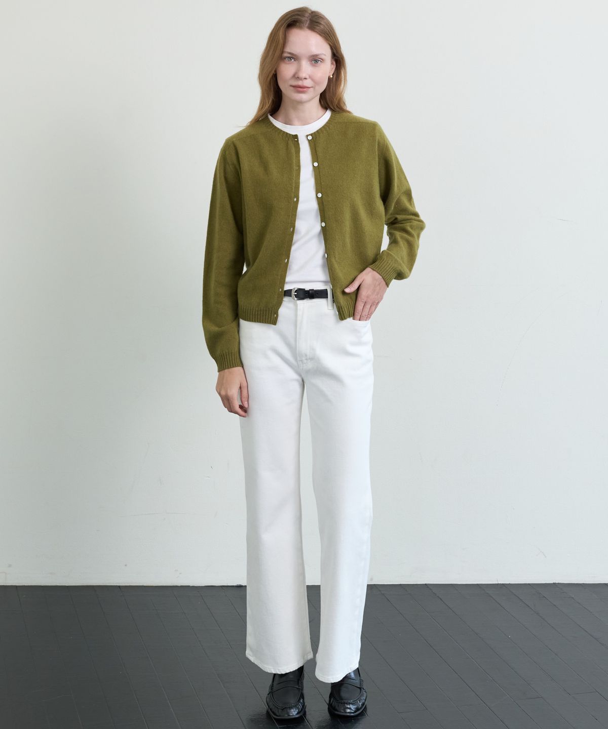 누토프(NUTOFFE) Slim Straight Denim_White