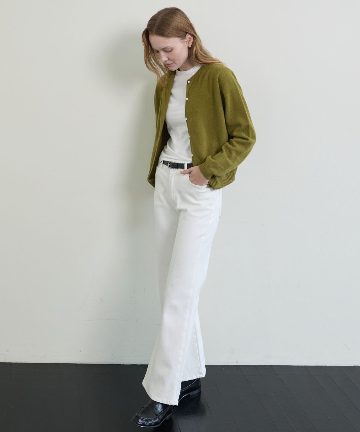 누토프(NUTOFFE) Slim Straight Denim_White