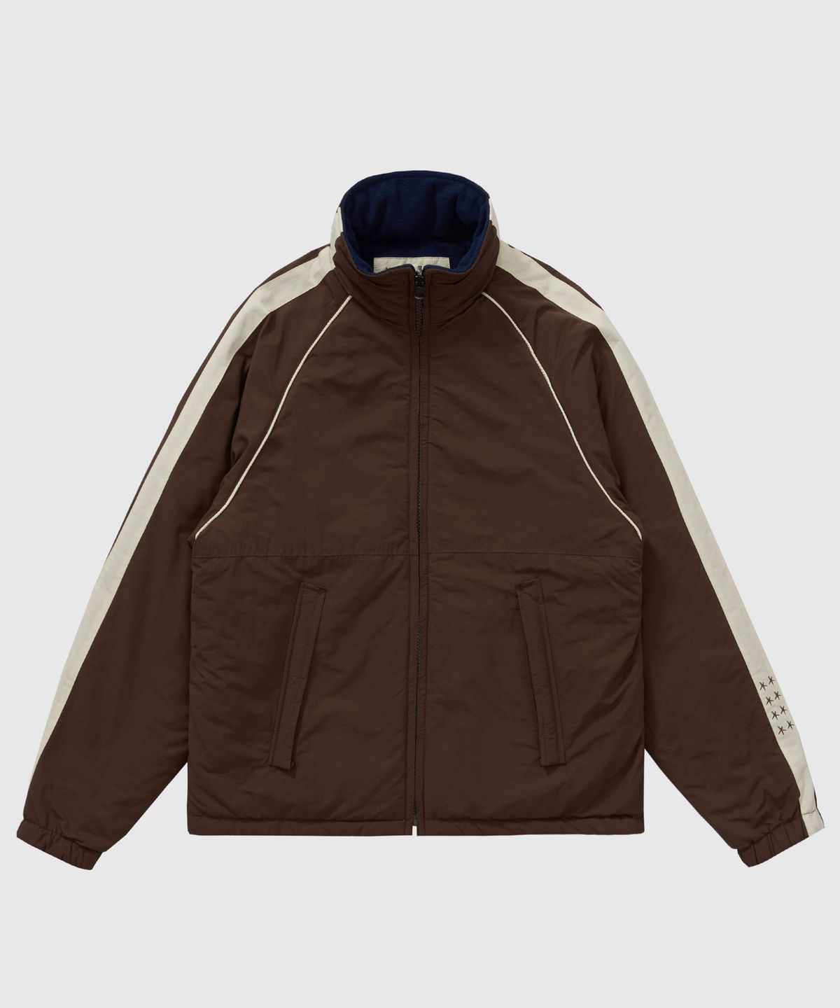 필프(PEALP) REVERSIBLE FLEECE TRACK JACKET 72 (BROWN)