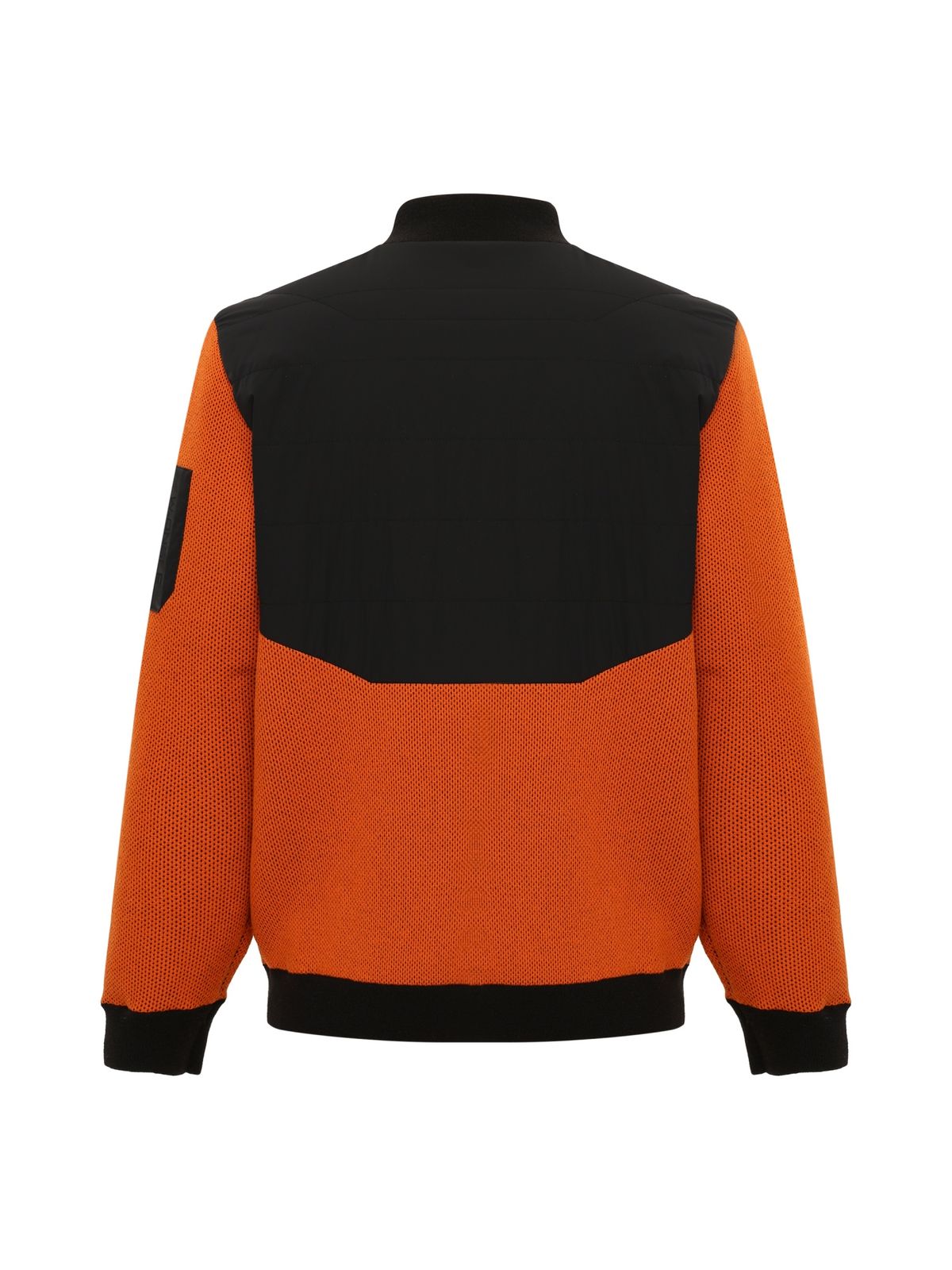 와이드앵글(WIDEANGLE) TO 우븐 퀼팅 쿼터집업 방풍 스웨터 M_Burnt Orange_WMW26K31O5