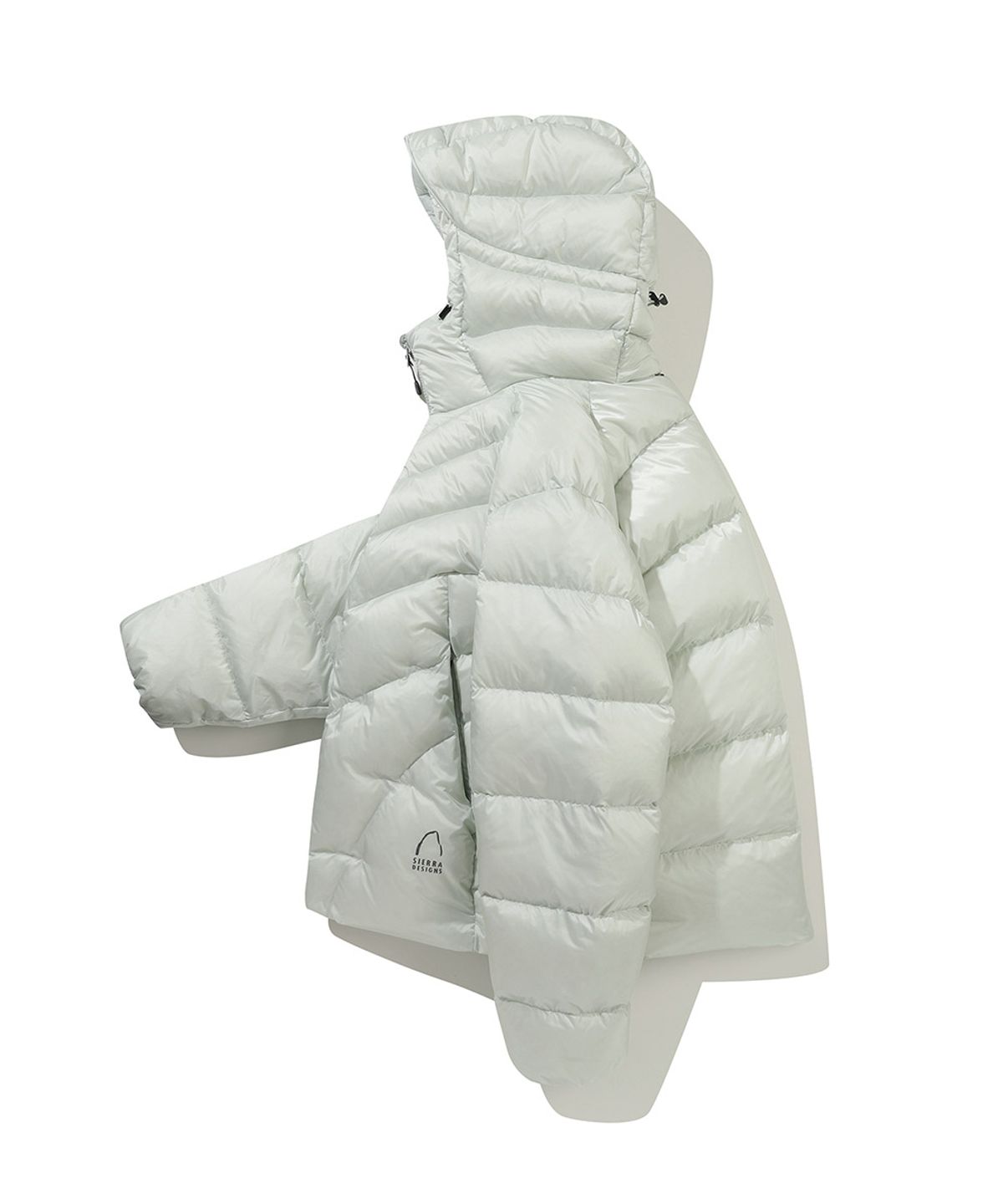 시에라디자인(SIERRA DESIGNS) 칼 구스다운 후드자켓 LIGHT GREY