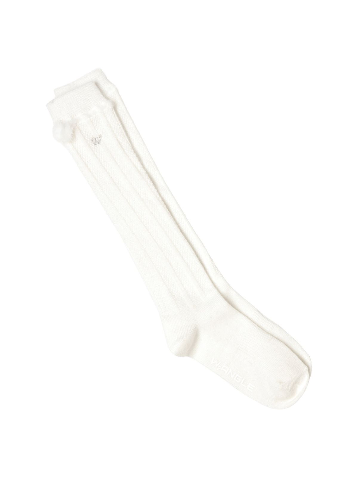 와이드앵글(WIDEANGLE) CO 퍼 밍크 포인트 울 니삭스_Off White_WWW26S10W3