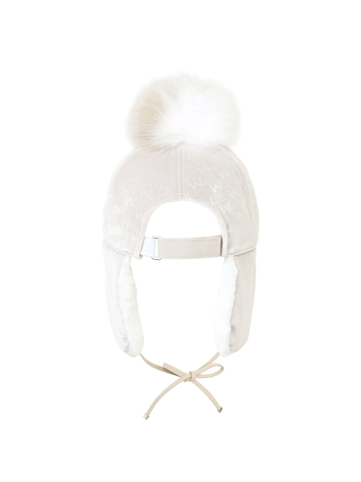 와이드앵글(WIDEANGLE) TO 로고불박 트래퍼 방한 캡_WARM GREY_WWW26C102L