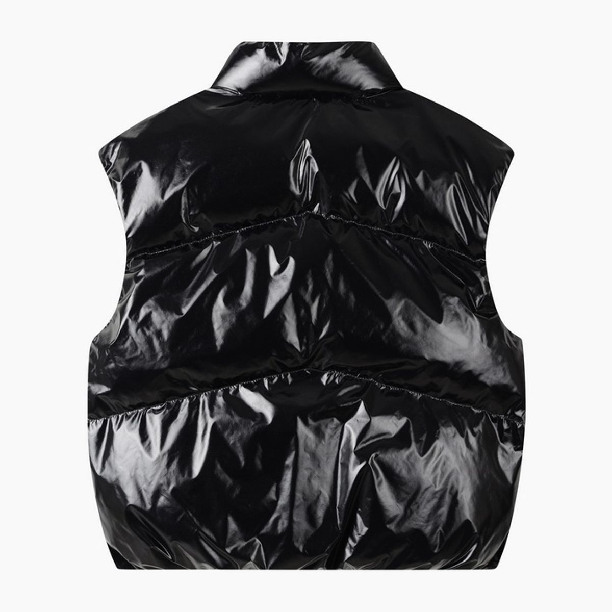 베네통키즈(BENETTONKIDS) 샤이닝 쉘론 베스트_QAVT01661BK