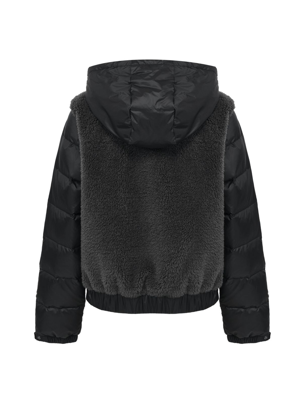 와이드앵글(WIDEANGLE) CO 플럼핑 퍼 하이브리드 후디 다운 L_Dark Grey_WWW26571C6