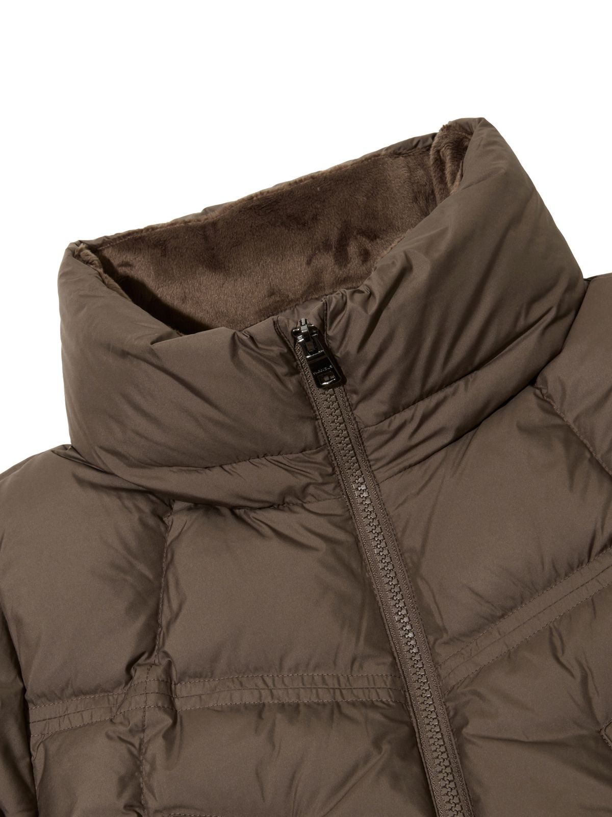 와이드앵글(WIDEANGLE) CO 팝핑 푸퍼 다운 L_Light Brown_WWW26572E6