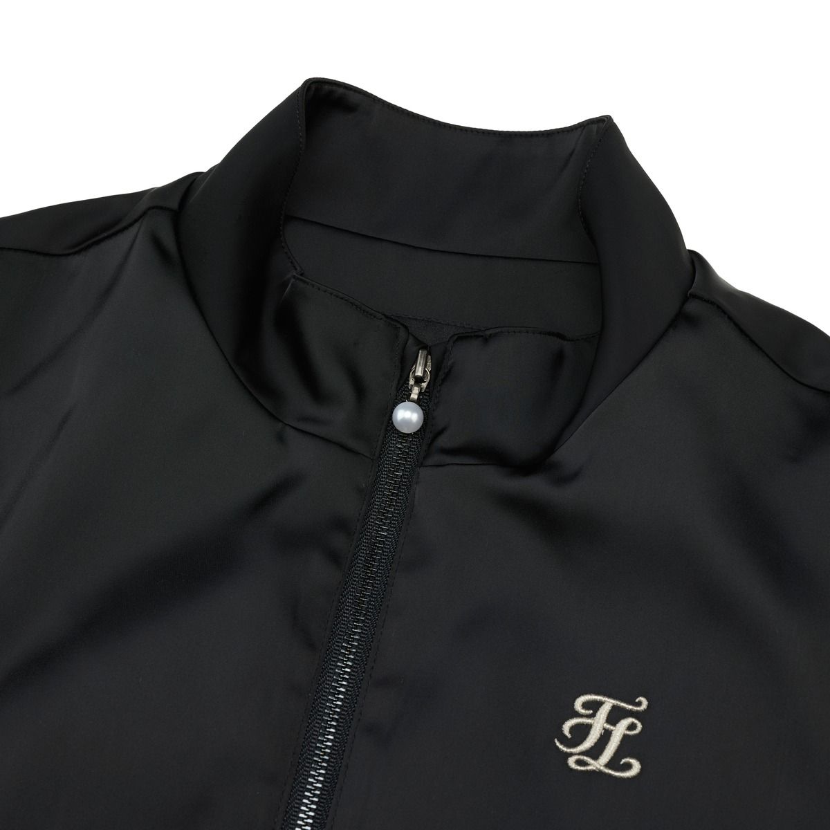 페어라이어 골프(FAIRLIAR GOLF) 핀턱 크롭 베스트 (블랙)