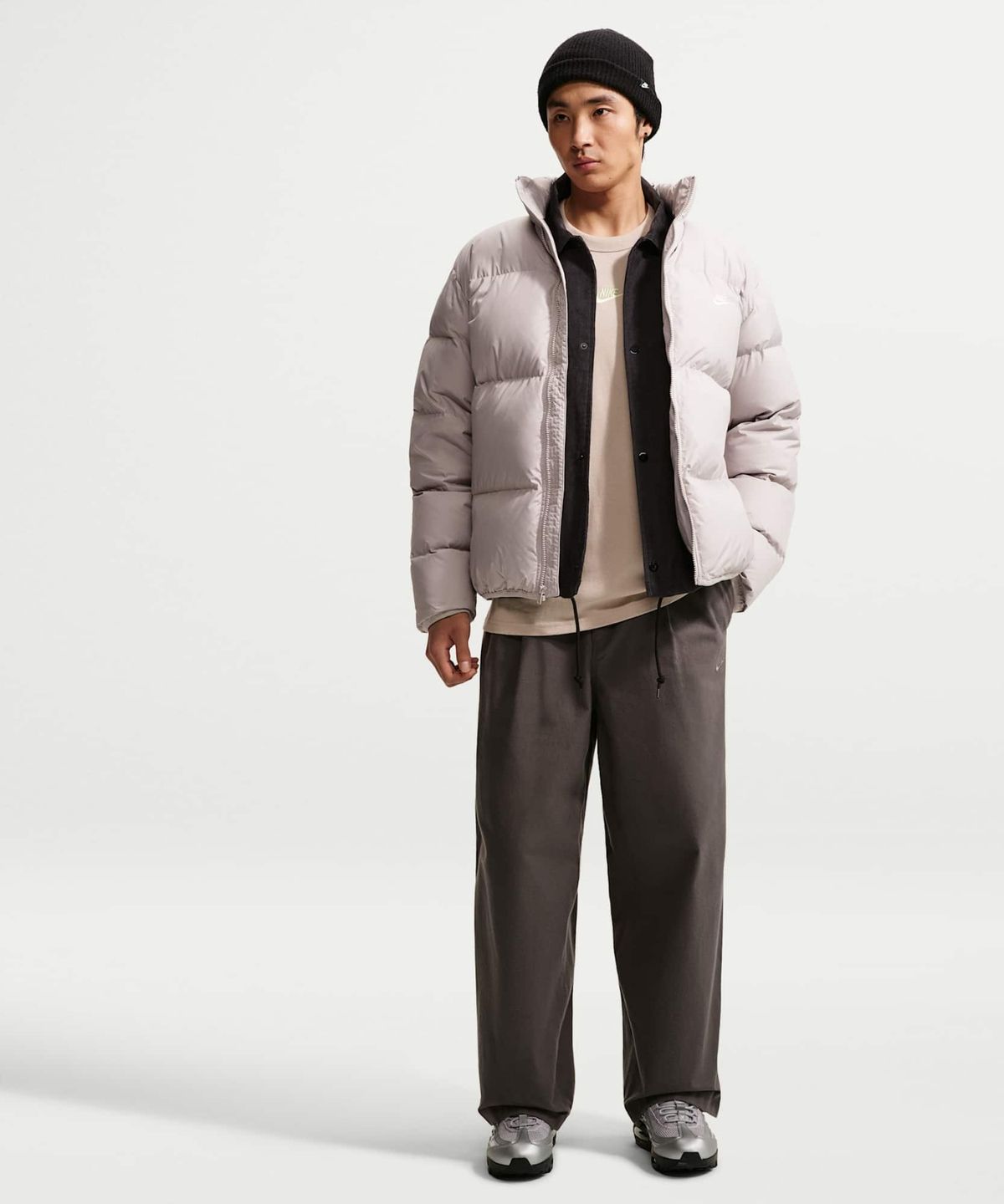 나이키(NIKE) 스포츠웨어 클럽 써마 핏 다운 패딩 재킷 M - 문 파티클:화이트 / IB2976-211