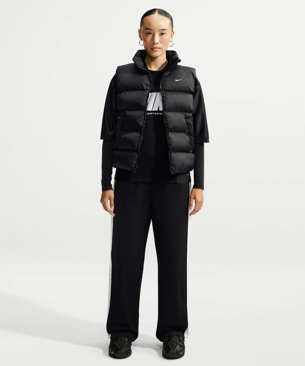 나이키(NIKE) 스포츠웨어 써마 핏 베스트 W - 블랙:세일 / IF5930-010