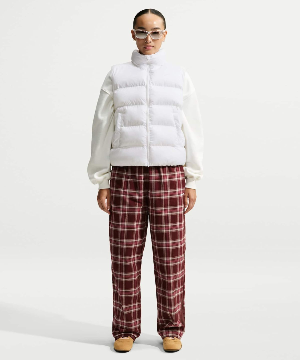 나이키(NIKE) 스포츠웨어 써마 핏 베스트 W - 화이트:퓨어 플래티넘 / IF5930-100