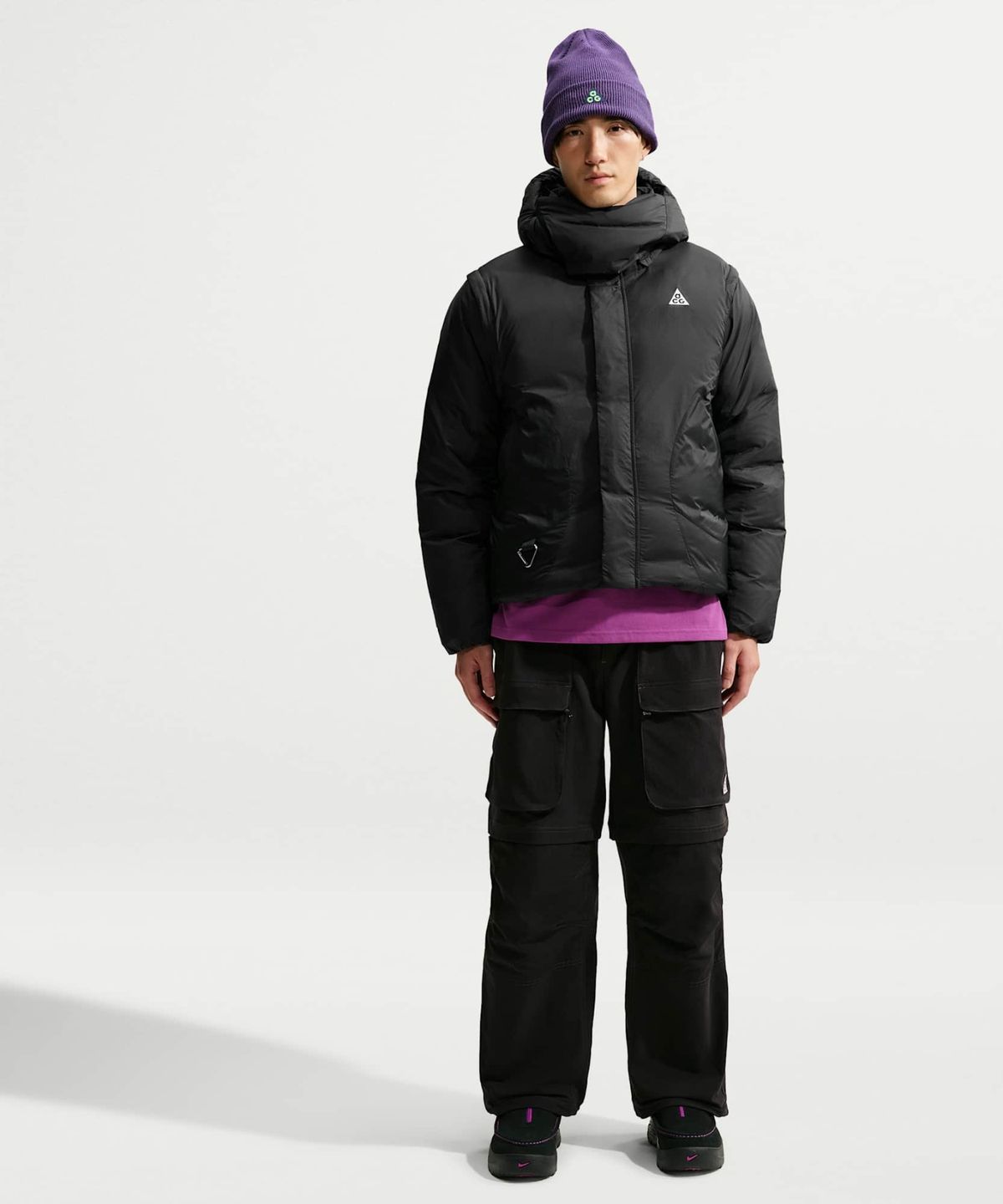 나이키(NIKE) ACG 위스퍼링 피크 써마 핏 ADV 재킷 M - 블랙:서밋 화이트 / IH1507-010