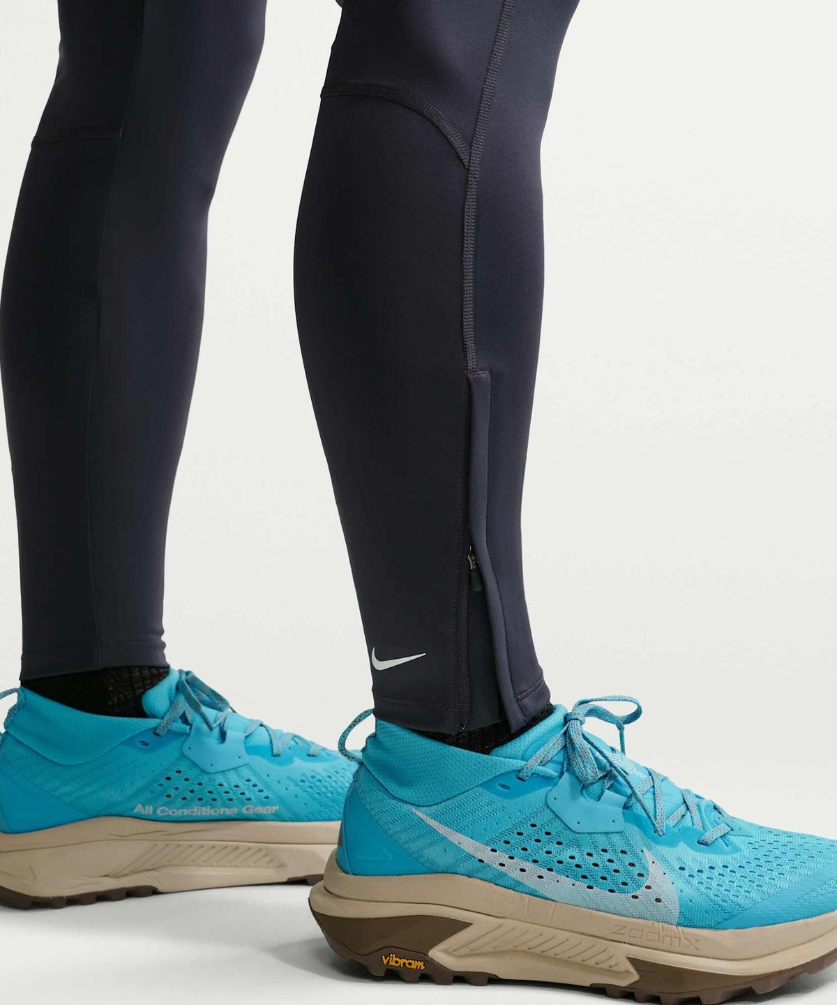 나이키(NIKE) ACG 루나 레이 드라이 핏 ADV 트레일 러닝 타이츠 M - 그리드아이언:서밋 화이트 / IO9674-013