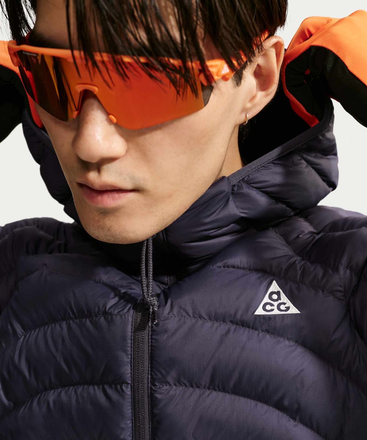 나이키(NIKE) ACG 라바 플로우 써마 핏 ADV 후드 재킷 M - 그리드아이언:서밋 화이트 / IR2245-013