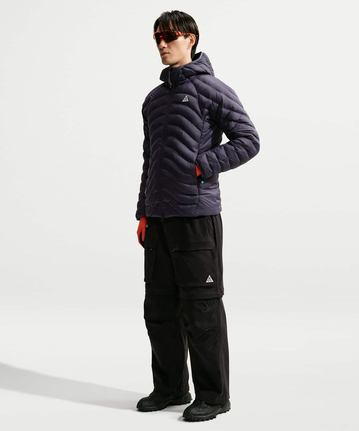 나이키(NIKE) ACG 라바 플로우 써마 핏 ADV 후드 재킷 M - 그리드아이언:서밋 화이트 / IR2245-013