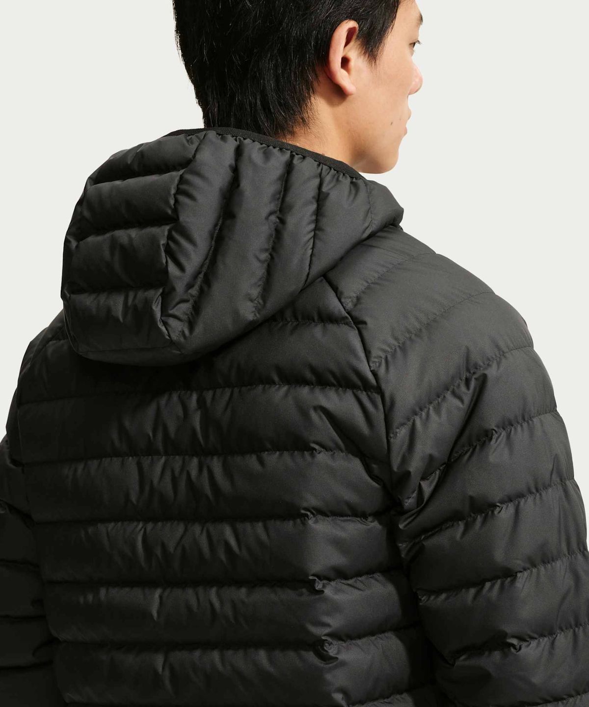 나이키(NIKE) 윈드러너 경량 다운 마이크로채널 재킷 M - 블랙:화이트 / JA0742-010