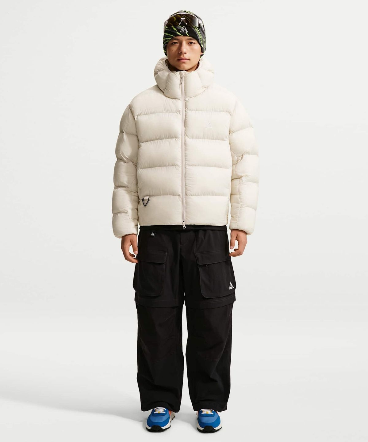 나이키(NIKE) ACG 루나 레이크 패딩 PrimaLoft® 써마 핏 ADV 루즈 후드 재킷 M - 라이트 오어우드 브라운:블랙:서밋 화이트 / FV8911-105