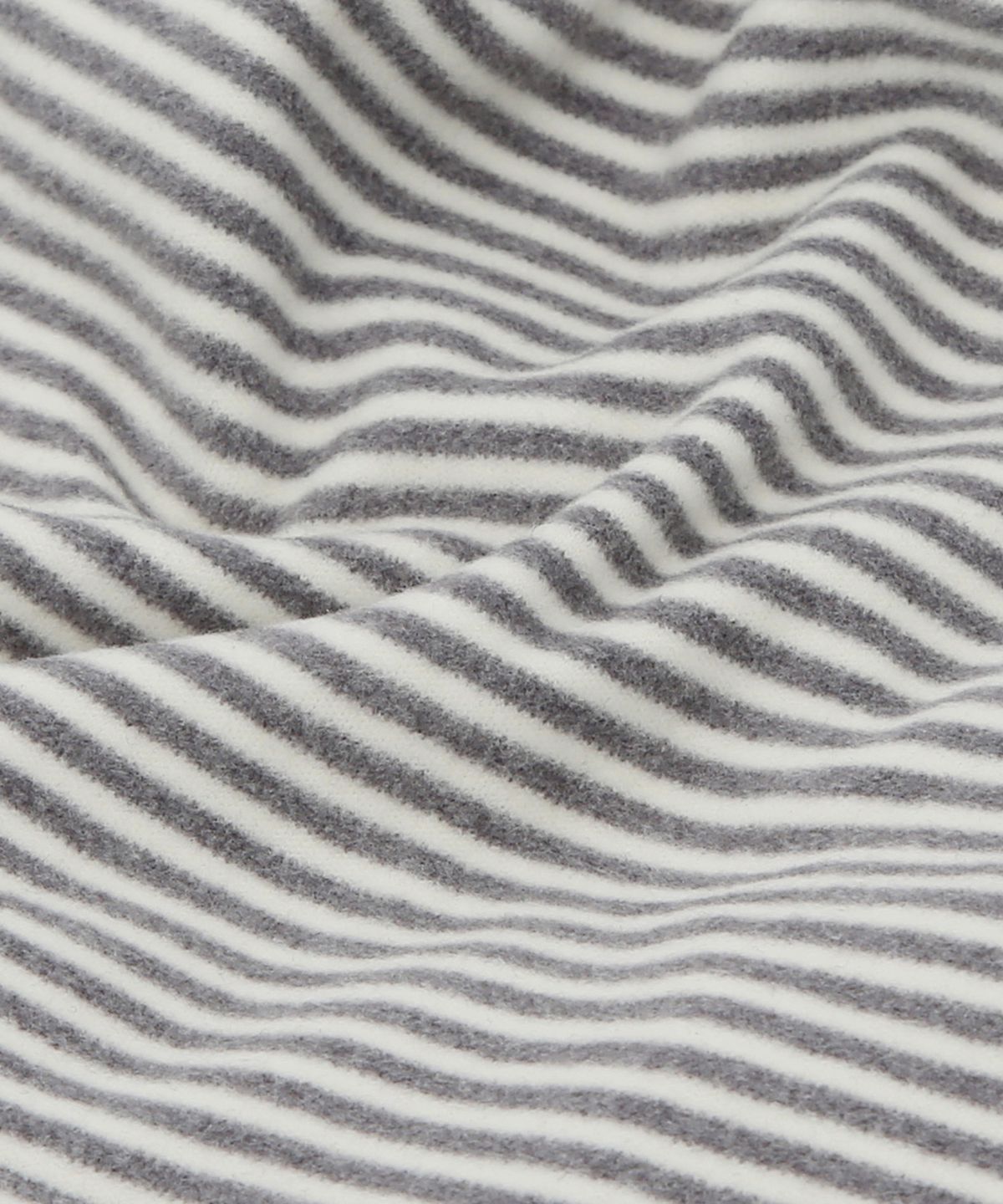 언더컨트롤(UNDERCONTROL) 플리스 겨울 스트라이프 투톤 니트 두겹 비니 TENCEL MIX LONG WINTER HAT / DUAL COLOR / GREY MILK