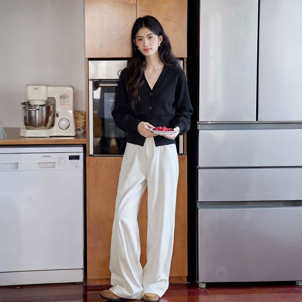 랭썬(LANGSON) LS_Cinching knit knit cardigan